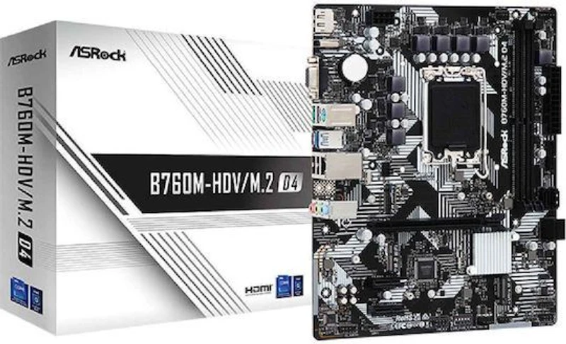ASRock B760M-HDV/M.2 D4 Motherboard