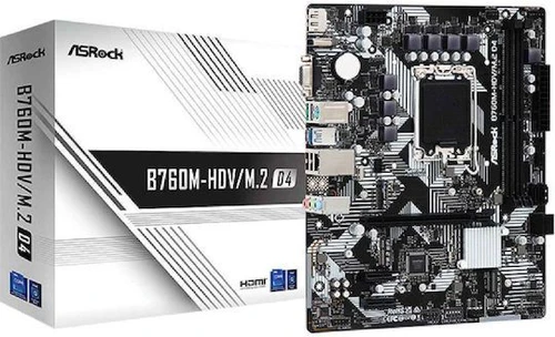 ASRock B760M-HDV/M.2 D4 Motherboard