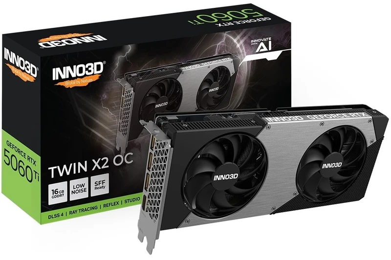 Inno 3D GeForce RTX 5060 Ti 16GB GDDR7 TWIN X2 OC Κάρτα Γραφικών