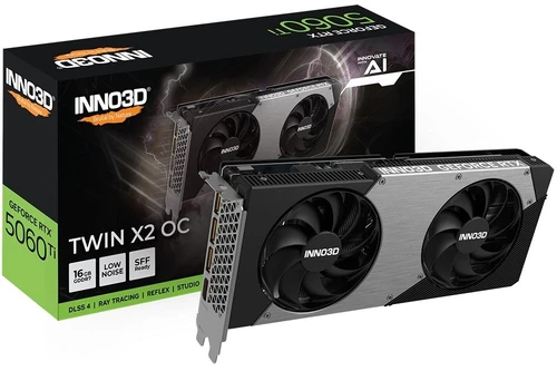 Inno 3D GeForce RTX 5060 Ti 16GB GDDR7 TWIN X2 OC Κάρτα Γραφικών