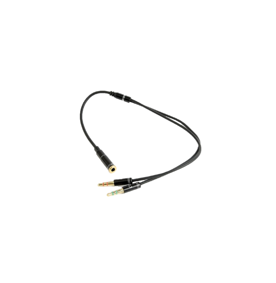 Μετατροπέας 3.5mm male σε 2xfemale(Audio-Mic)