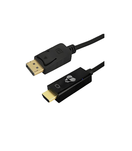 Powertech Cable DisplayPort to HDMI 2m Black