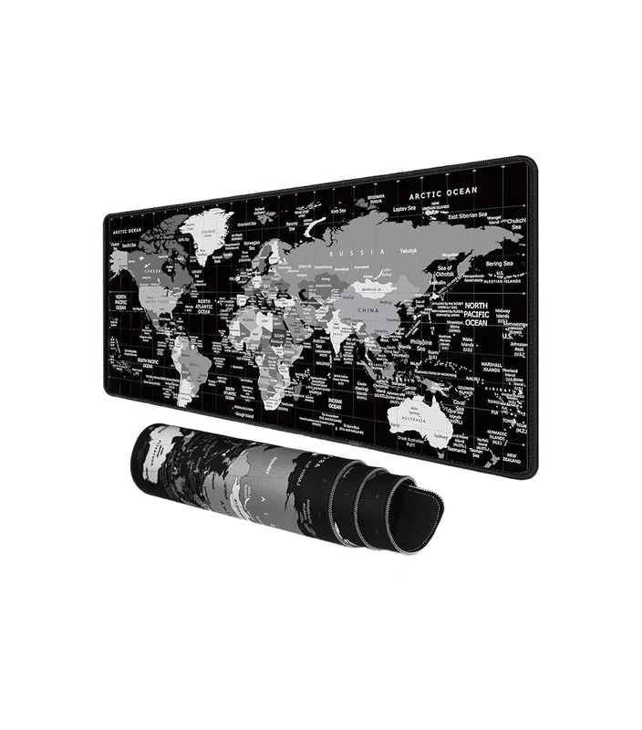 World Map Gaming Mouse Pad XXL