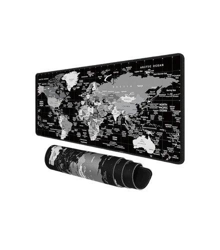World Map Gaming Mouse Pad XXL